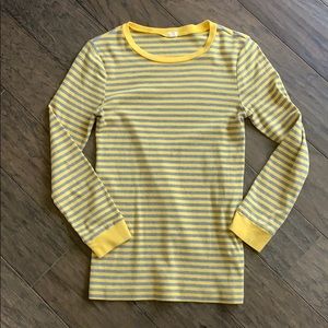 J Crew striped crew neck long sleeve